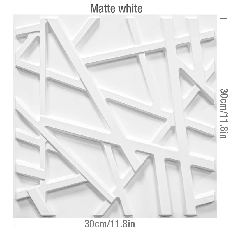 3D Wall Stickers 30x30cm - Waterproof Wood Grain Wallpaper Panels