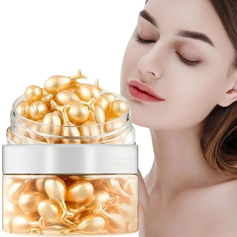 Collagen Face Care Capsules (50 Pieces) - Anti-Wrinkle Firming Serum