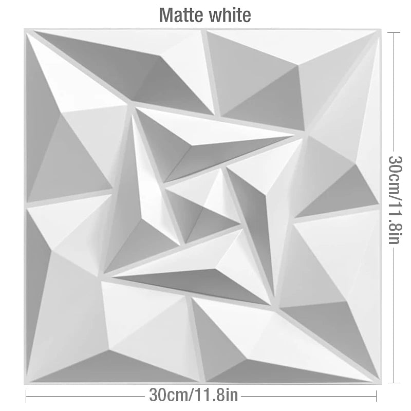 3D Wall Stickers 30x30cm - Waterproof Wood Grain Wallpaper Panels