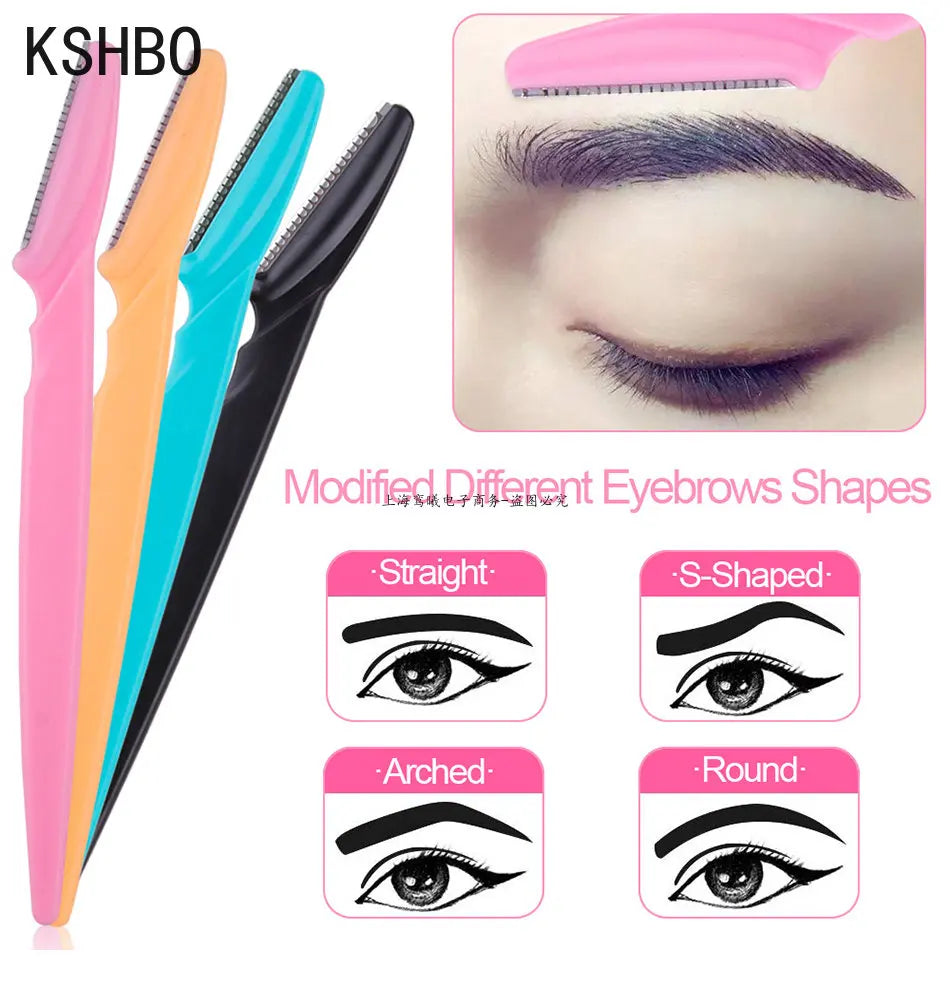 New Arrivals 2025 Eyebrow Trimmer Face Razor Knife Eye Brow Blades Shaping Makeup Tools Facial Body Hair Removal Scraper Shaver