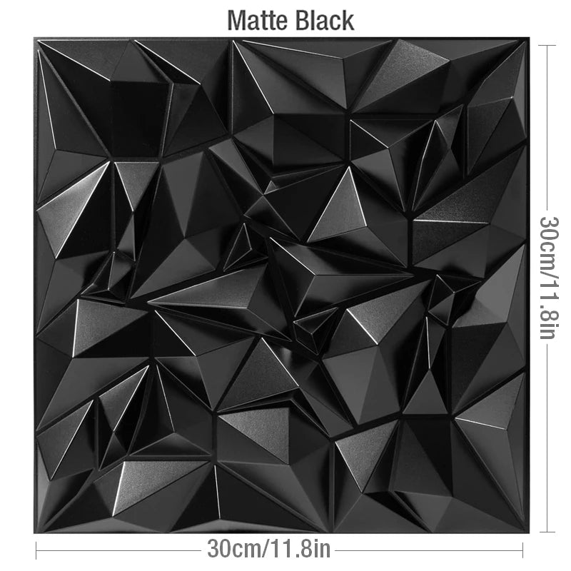 3D Wall Stickers 30x30cm - Waterproof Wood Grain Wallpaper Panels