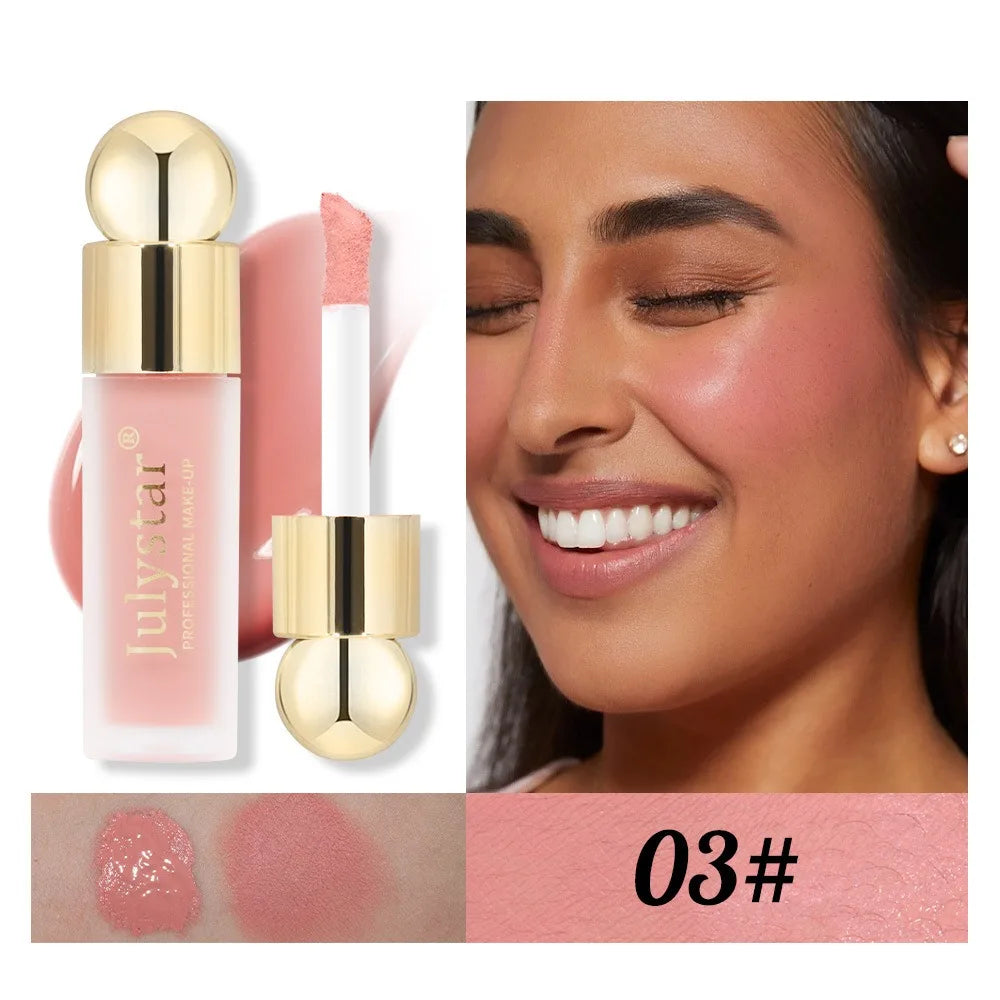 Multi-Purpose Liquid Blush - Nourishing Gel Cream for Cheeks, Eyes & Lips