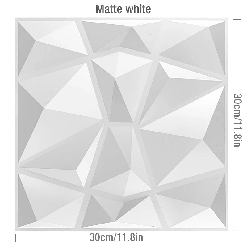 3D Wall Stickers 30x30cm - Waterproof Wood Grain Wallpaper Panels