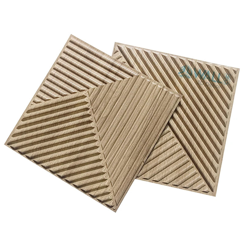 3D Wall Stickers 30x30cm - Waterproof Wood Grain Wallpaper Panels