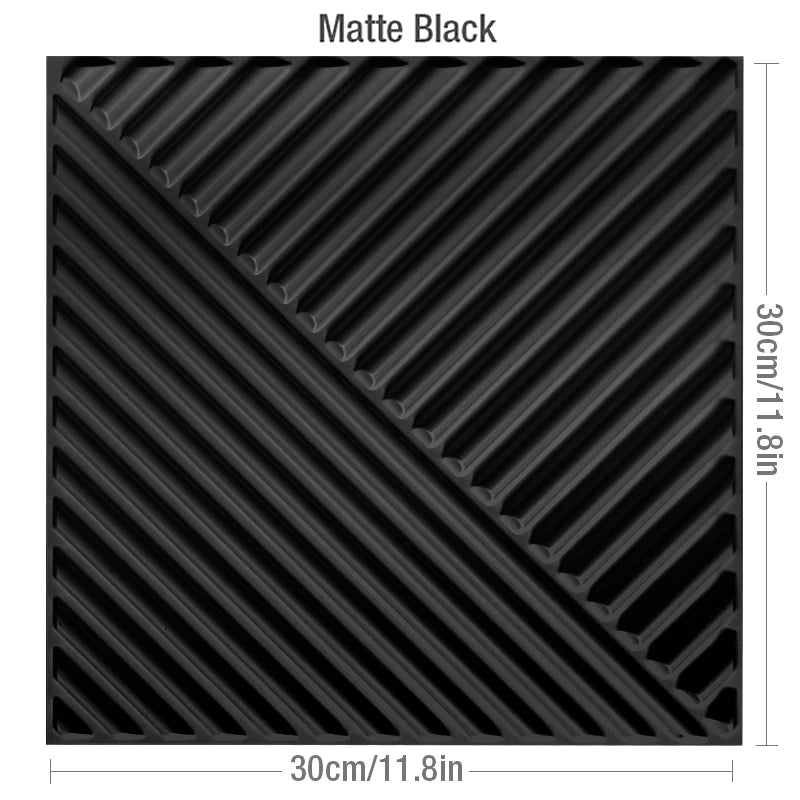 3D Wall Stickers 30x30cm - Waterproof Wood Grain Wallpaper Panels