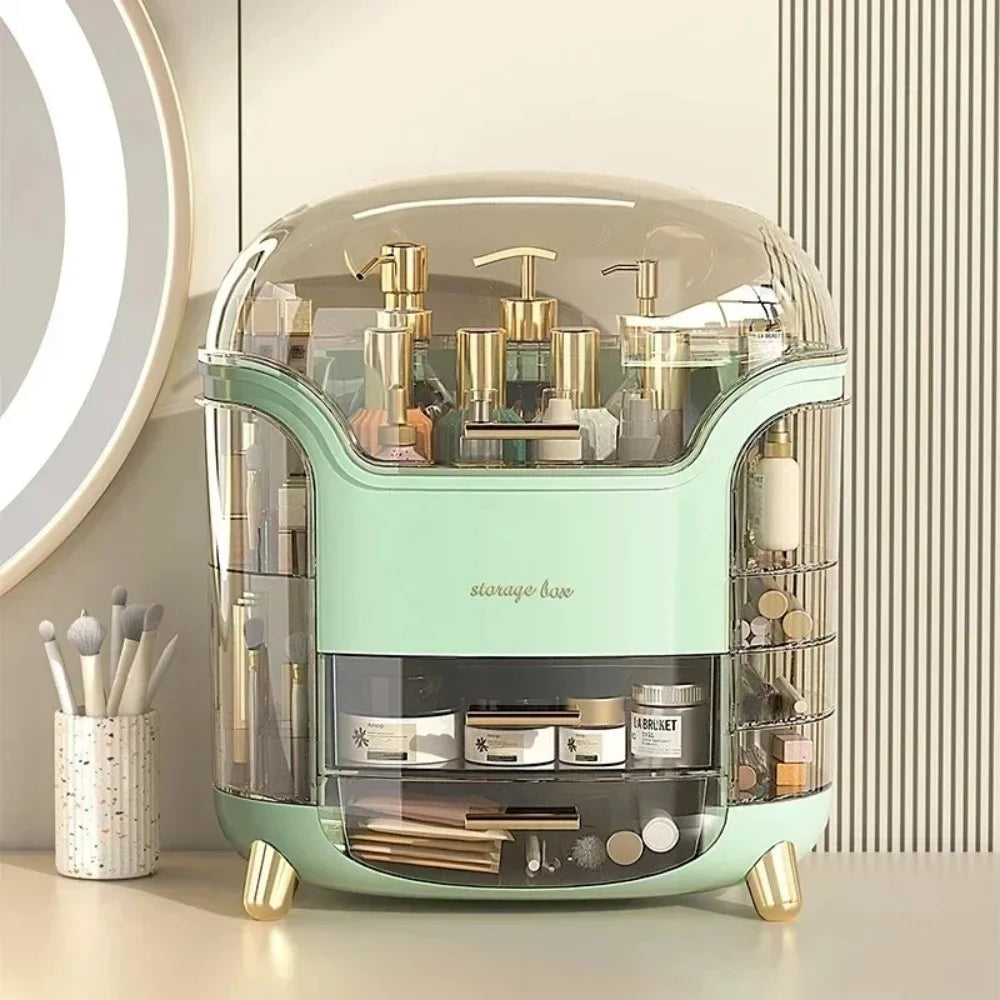 Transparent Jewellery, Cosmetic Storage Box - Dustproof Large Capacity Container