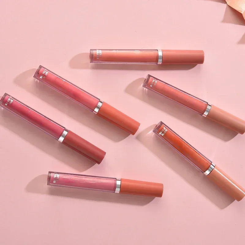 3-Piece Velvet Matte Liquid Lipstick Set - Waterproof Long-Wear