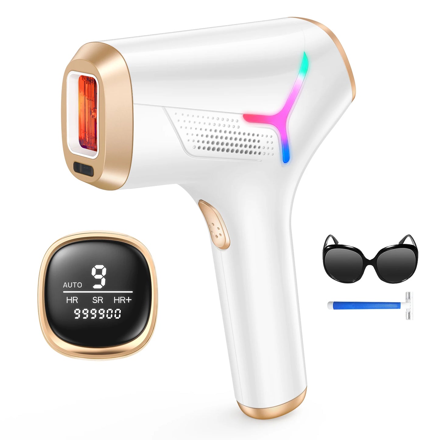 IPL Laser Hair Removal Device - 999,900+ Flashes, 22J Power, 3 Modes