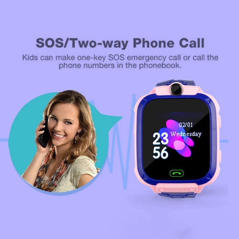Kids Smart Watch - GPS Location, Camera, Games & Music Player