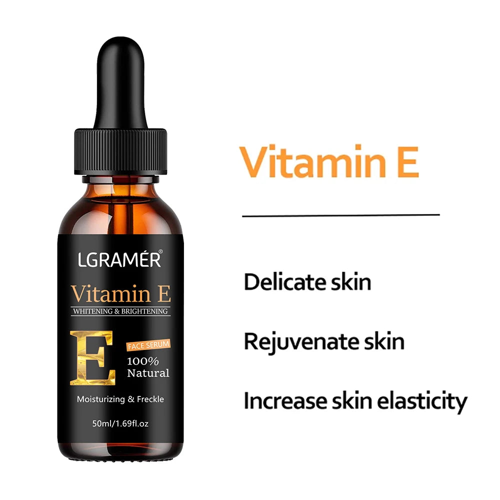 Vitamin E Face Serum - Anti-Wrinkle Whitening & Pore Minimising Essence