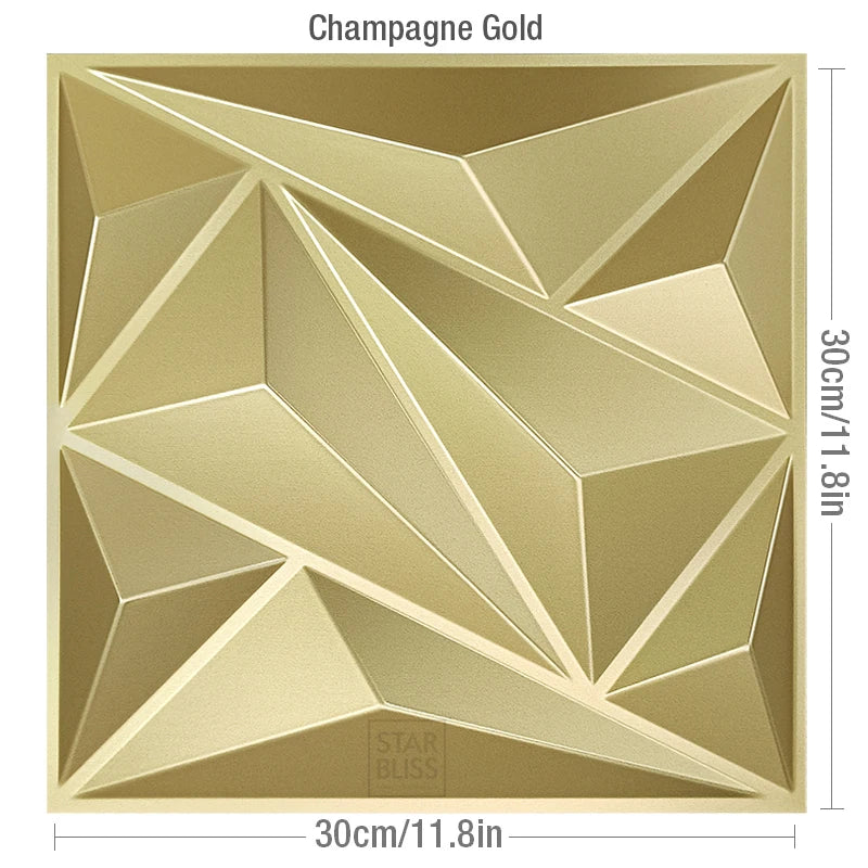 3D Wall Stickers 30x30cm - Waterproof Wood Grain Wallpaper Panels