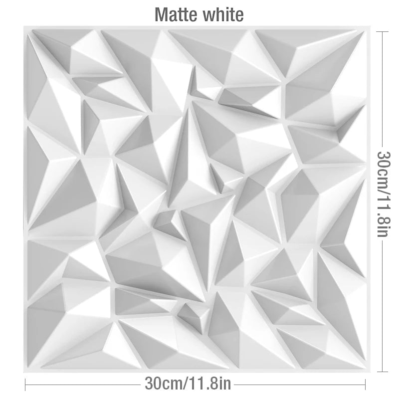 3D Wall Stickers 30x30cm - Waterproof Wood Grain Wallpaper Panels