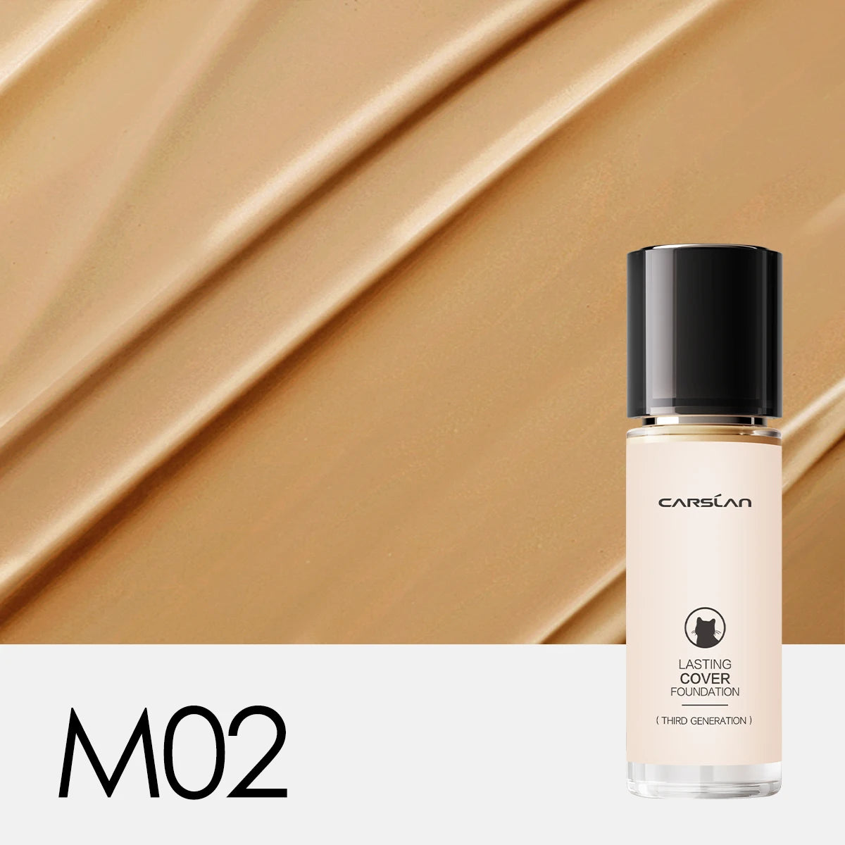 CARSLAN Long-Lasting Matte Liquid Foundation - Full Coverage