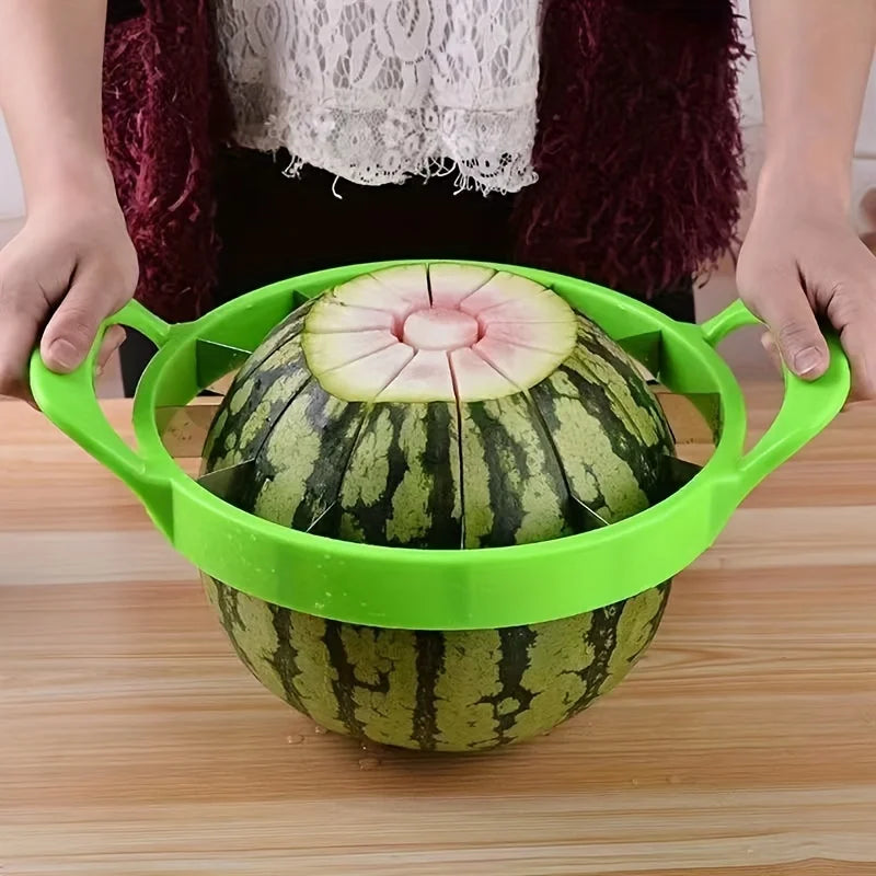 Multi-Function Watermelon Divider Cutter Stainless Steel Household Open Diced Kitchen Accessories Gadgets Fruit Slicer Tool