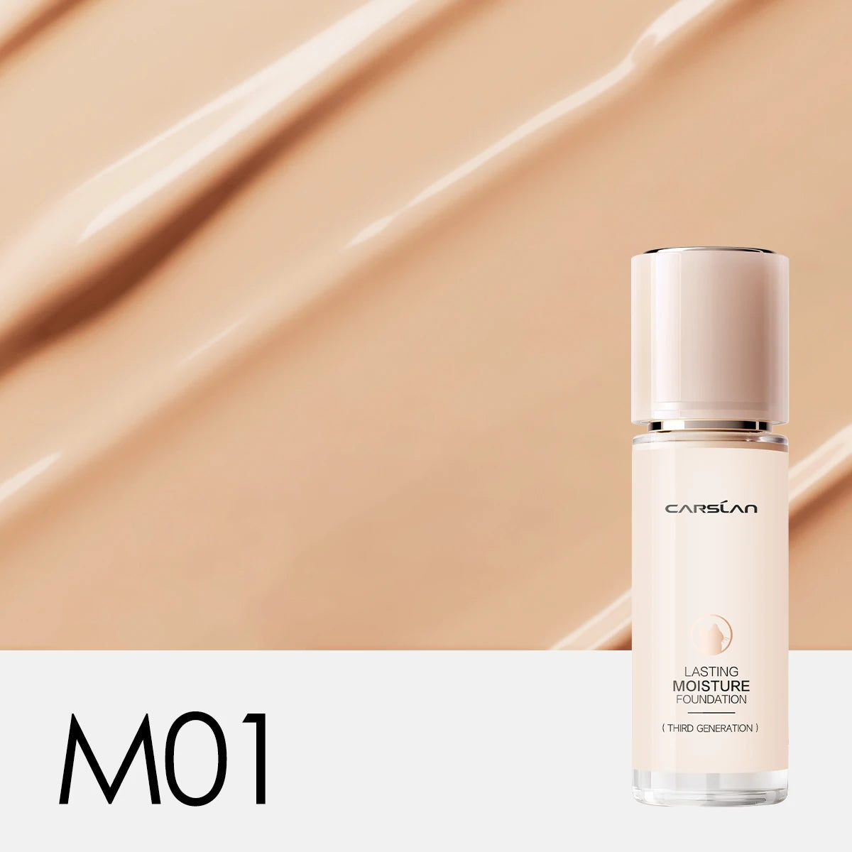 CARSLAN Long-Lasting Matte Liquid Foundation - Full Coverage