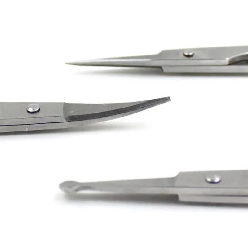 1Pc Stainless Steel Makeup Scissors For Facial Hair Eyelash Nose Hair Eyebrows Beard Trimming Nail Cuticle Manicure Tools