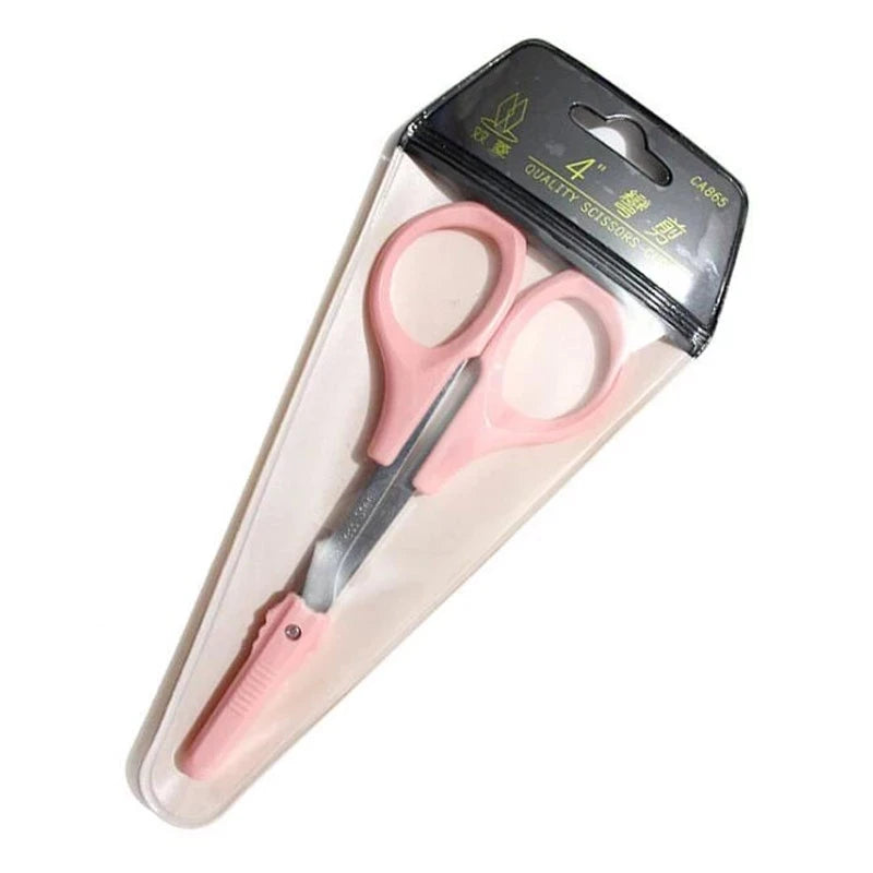 1Pc Stainless Steel Makeup Scissors For Facial Hair Eyelash Nose Hair Eyebrows Beard Trimming Nail Cuticle Manicure Tools