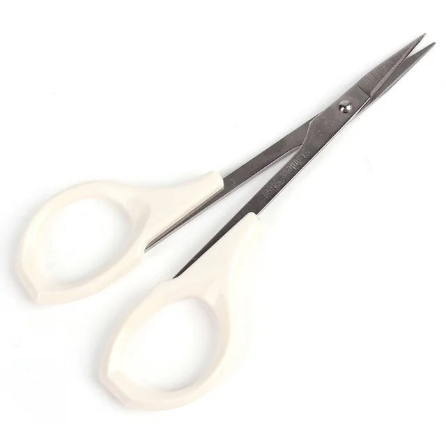 1Pc Stainless Steel Makeup Scissors For Facial Hair Eyelash Nose Hair Eyebrows Beard Trimming Nail Cuticle Manicure Tools