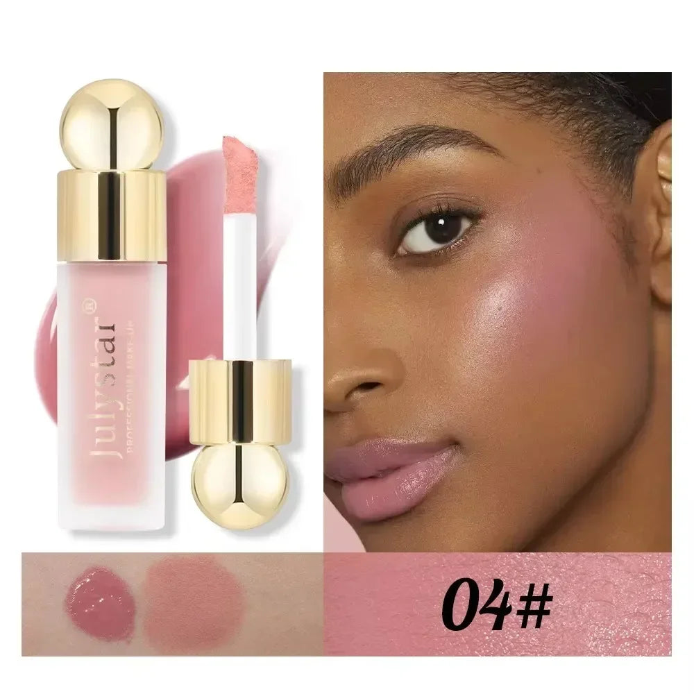 Multi-Purpose Liquid Blush - Nourishing Gel Cream for Cheeks, Eyes & Lips