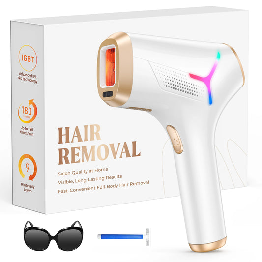 IPL Laser Hair Removal Device - 999,900+ Flashes, 22J Power, 3 Modes
