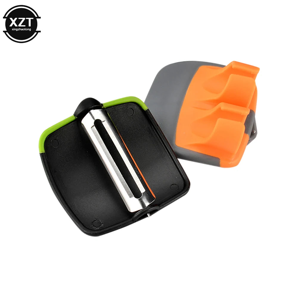 Multifunctional Kitchen Finger Held Palm Peeler Easy Hold Gadgets Vegetable Fruit Slicer Peeler Utensil Durable Kitchen Peeler