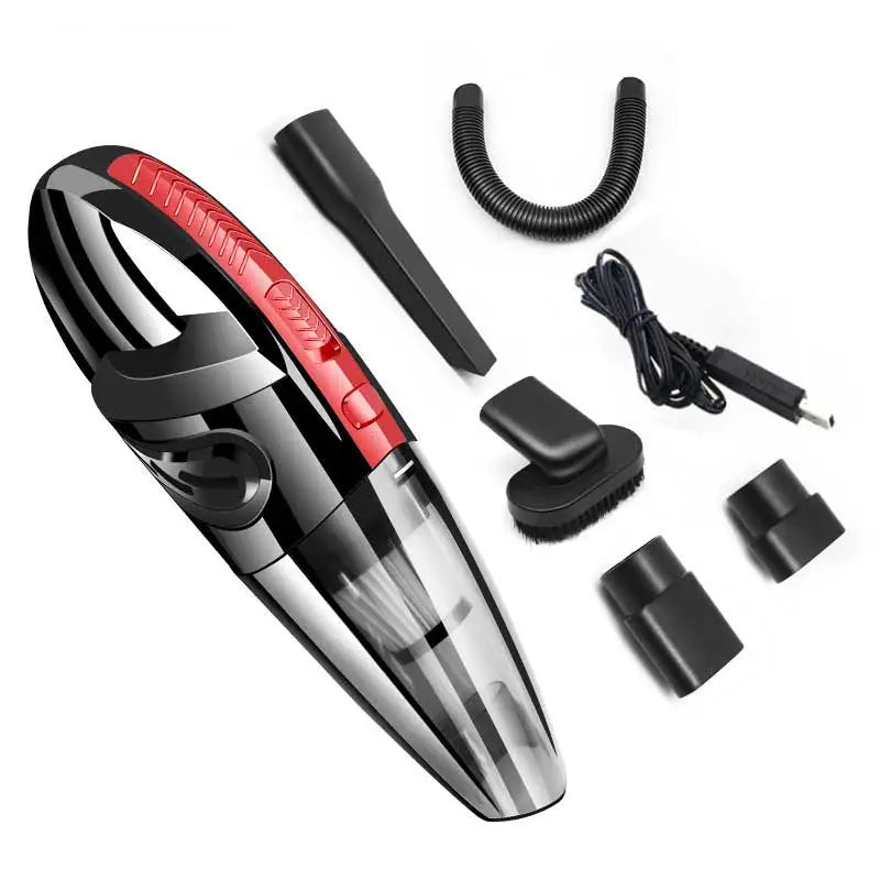 Cordless Vacuum Cleaner - 120W Powerful Cyclone Suction, Portable Rechargeable Handheld Car & Home Vacuum for Pet Hair