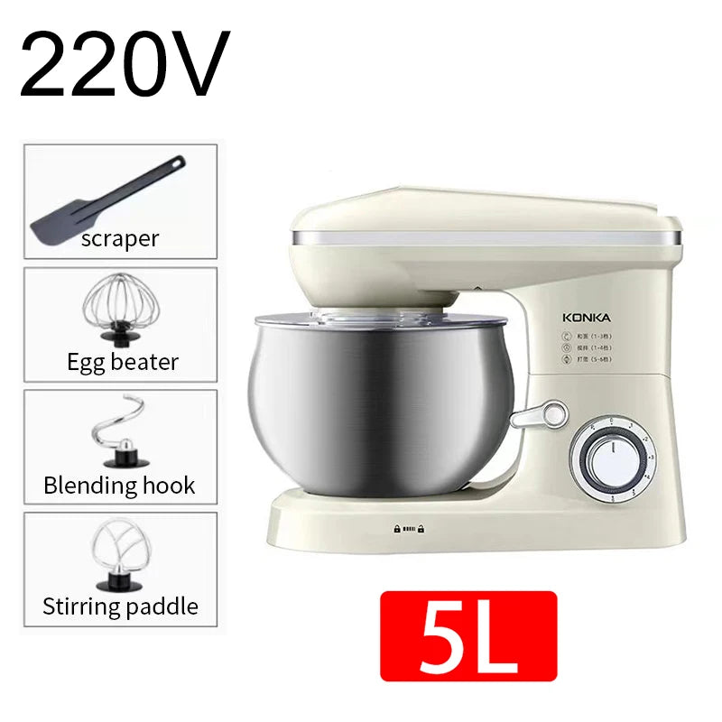 Kangjia 2025 Chef Machine - 3L Multifunctional Stand Mixer & Noodle Kneading Machine