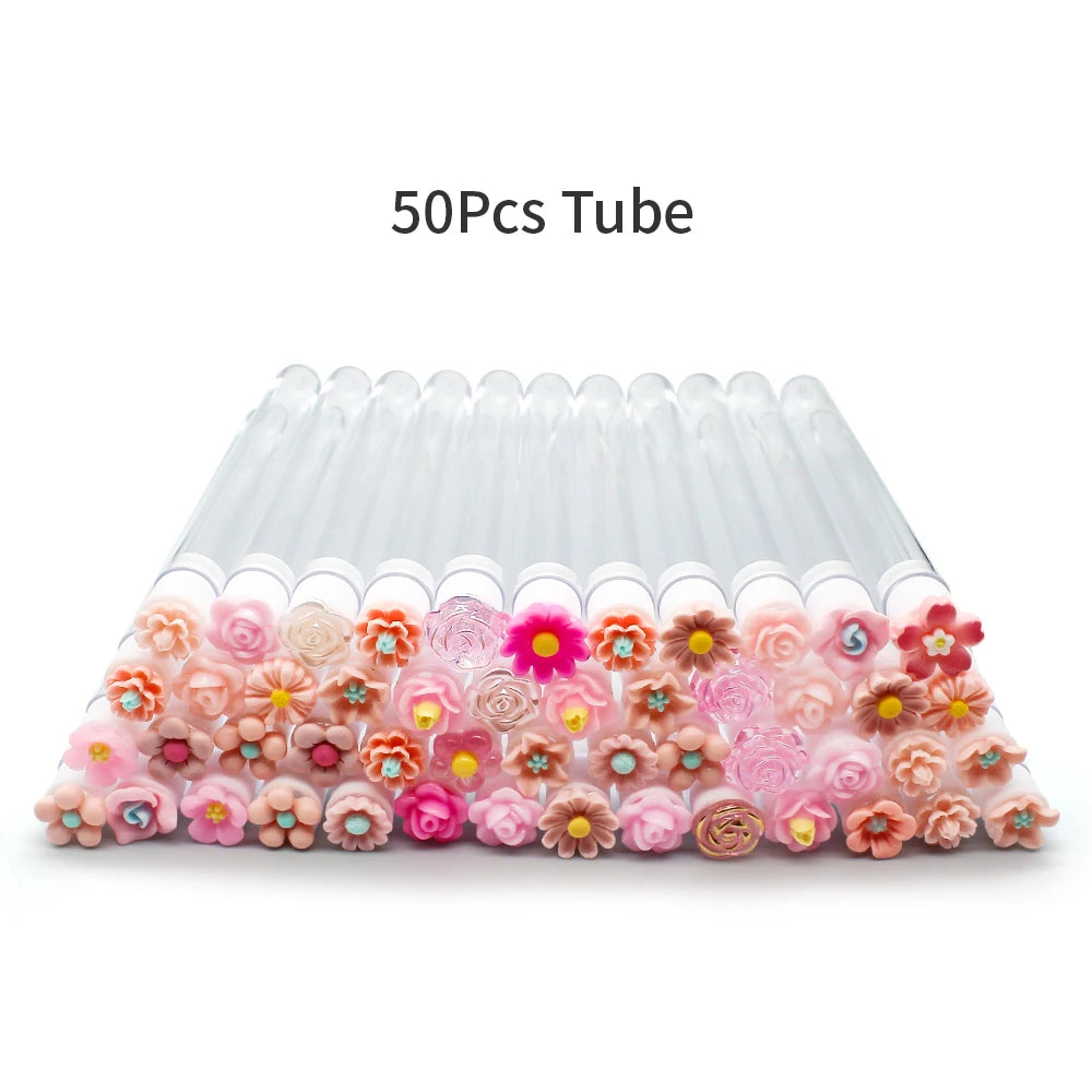 10/50PCS Reusable Eyelash Brush Tubes Eyebrow Brush Eyelash Wands Replaceable Dust-proof Cleaner Storage Tubes Makeup Tool
