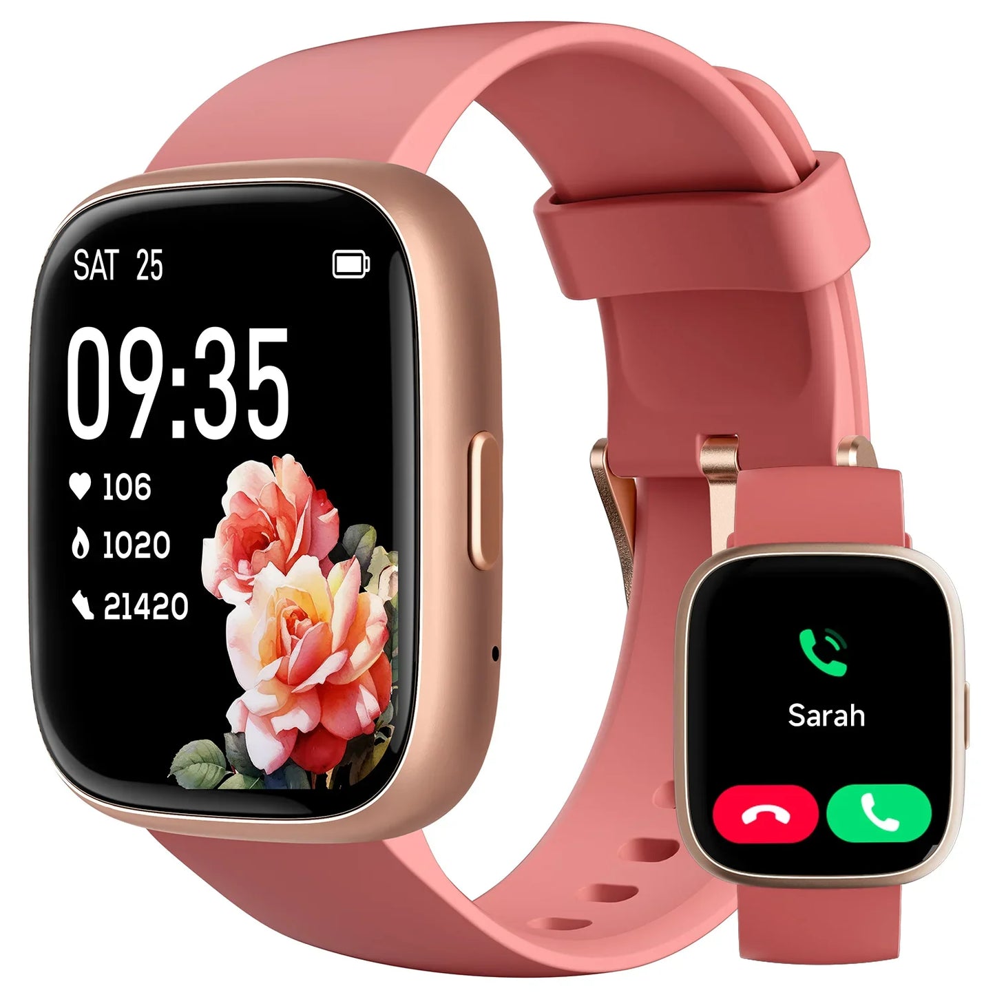 TOOBUR Smart Watch with Alexa Built-in - Heart Rate & Sleep Monitor