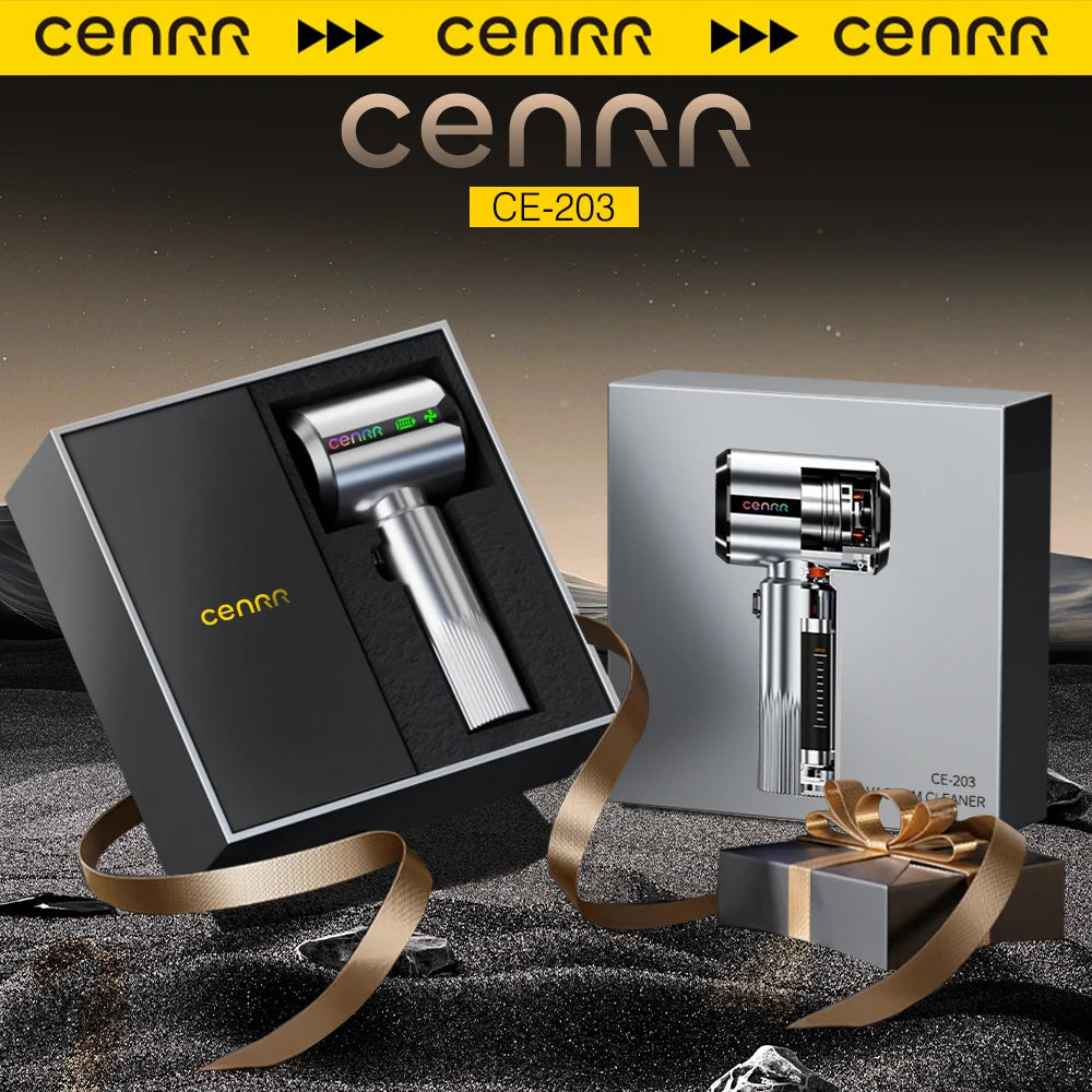 CENRR New Car Vacuum Cleaner - Powerful Mini Portable Vacuum for Home & Car