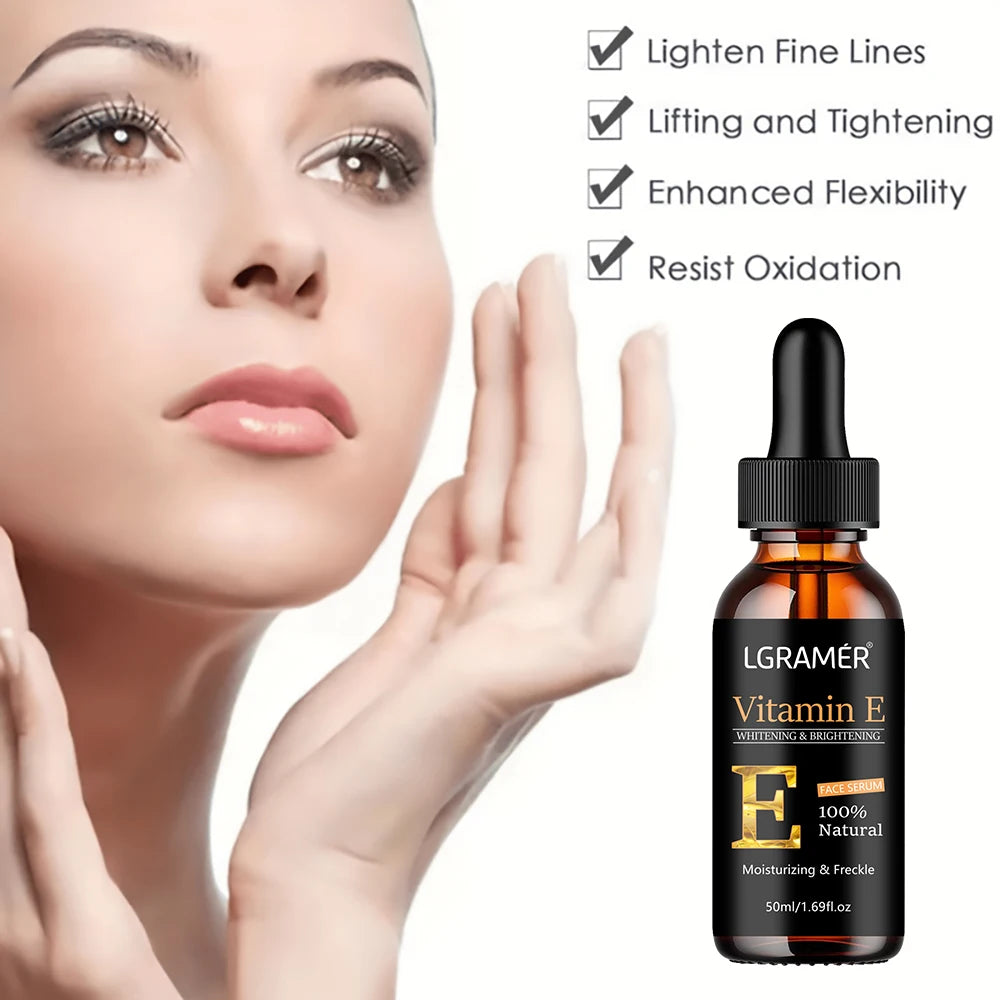 Vitamin E Face Serum - Anti-Wrinkle Whitening & Pore Minimising Essence