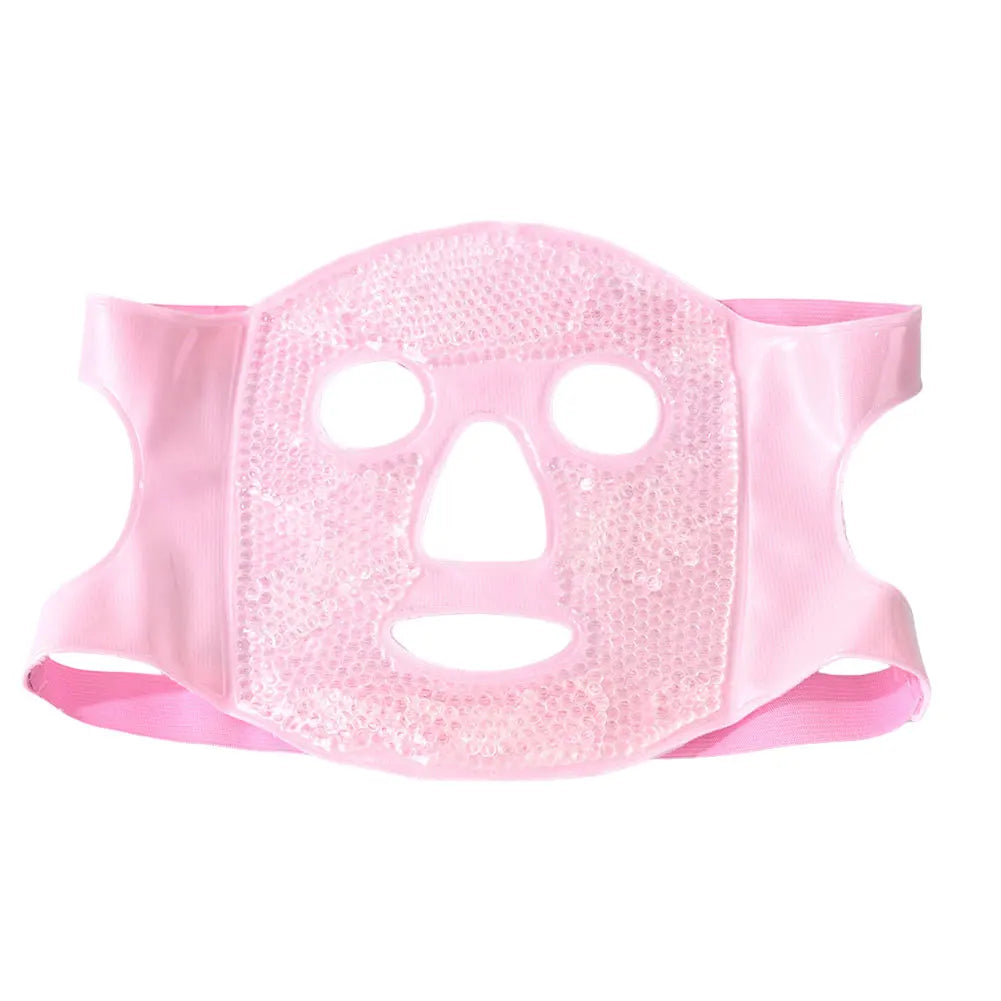 Reusable Cooling Face Mask - Ice Pack for Puffiness & Headache Relief