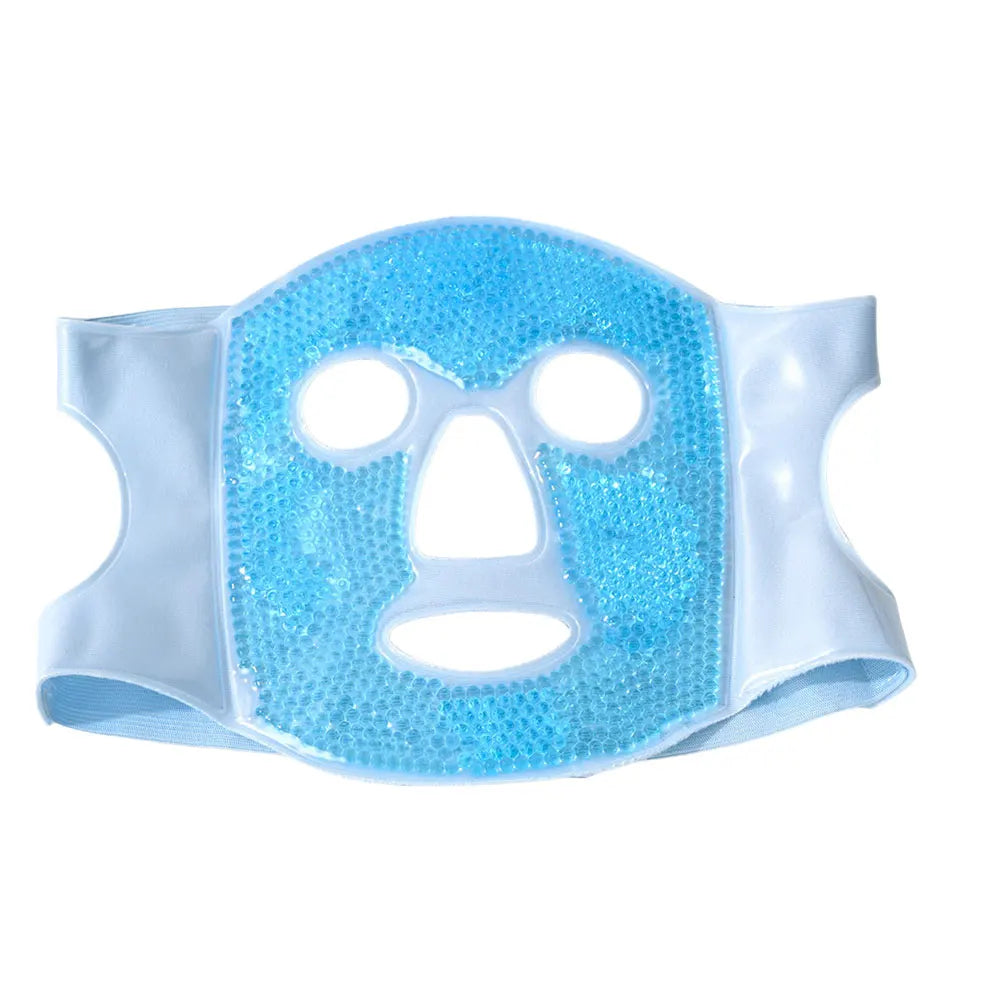 Reusable Cooling Face Mask - Ice Pack for Puffiness & Headache Relief