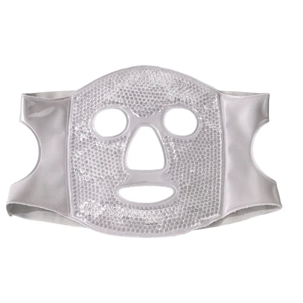 Reusable Cooling Face Mask - Ice Pack for Puffiness & Headache Relief