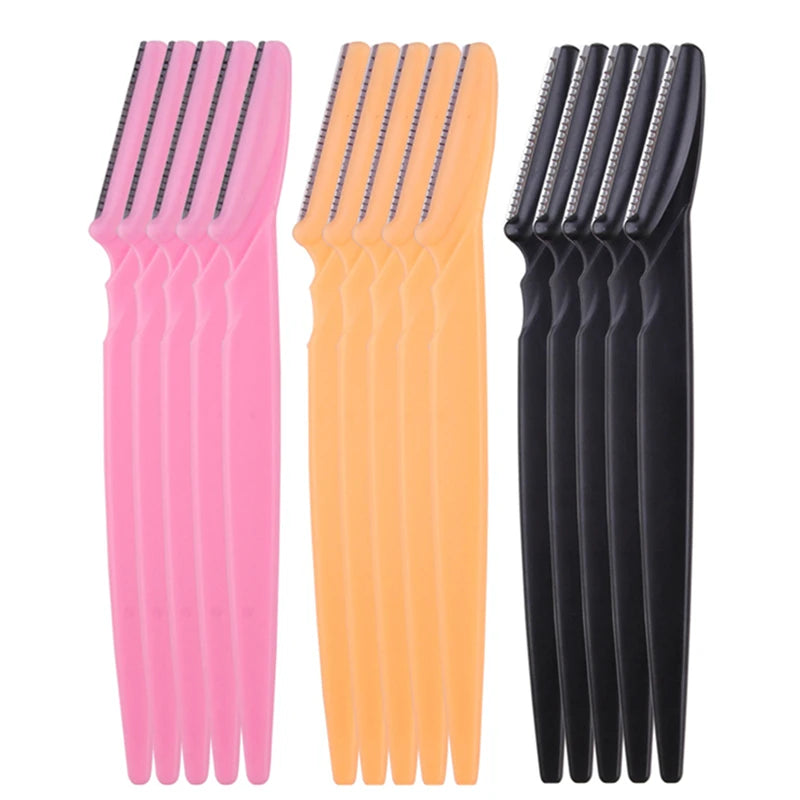 New Arrivals 2025 Eyebrow Trimmer Face Razor Knife Eye Brow Blades Shaping Makeup Tools Facial Body Hair Removal Scraper Shaver