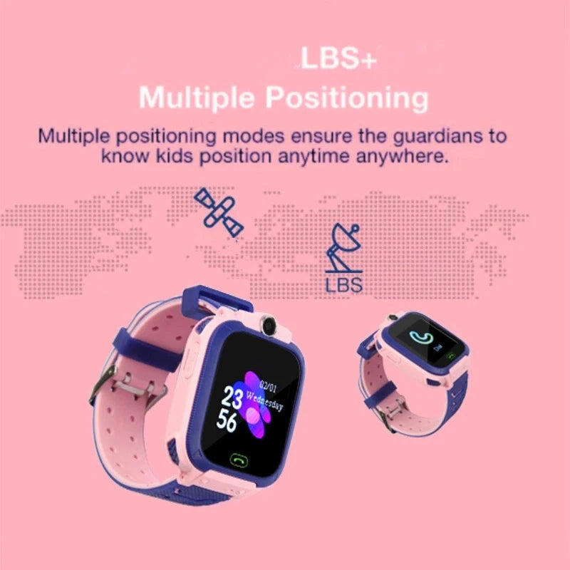 Kids Smart Watch - GPS Location, Camera, Games & Music Player