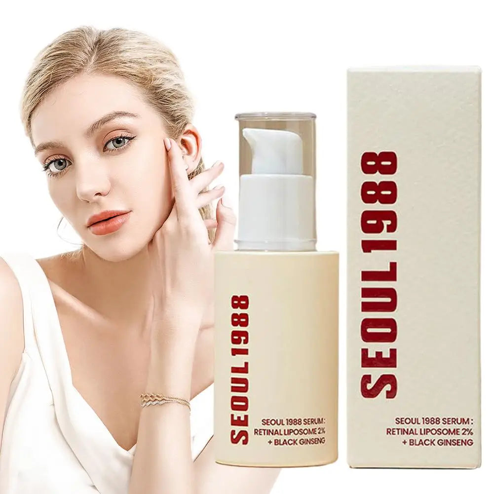 SEOUL 1988 Vitamin C Brightening Serum - Hyaluronic Acid Face Moisturizer