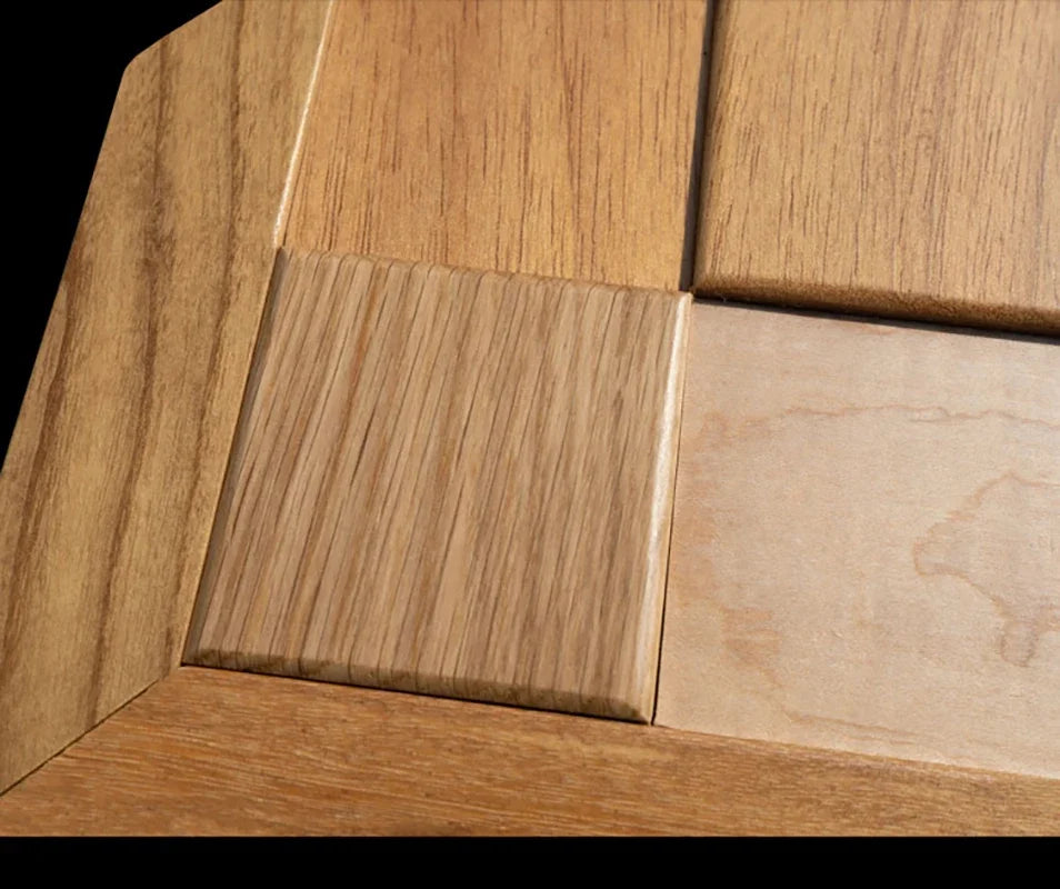 Mosaic Solid Wood Decorative Wall Panel - Background Wall Art for Living Rooms