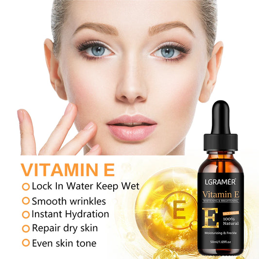 Vitamin E Face Serum - Anti-Wrinkle Whitening & Pore Minimising Essence