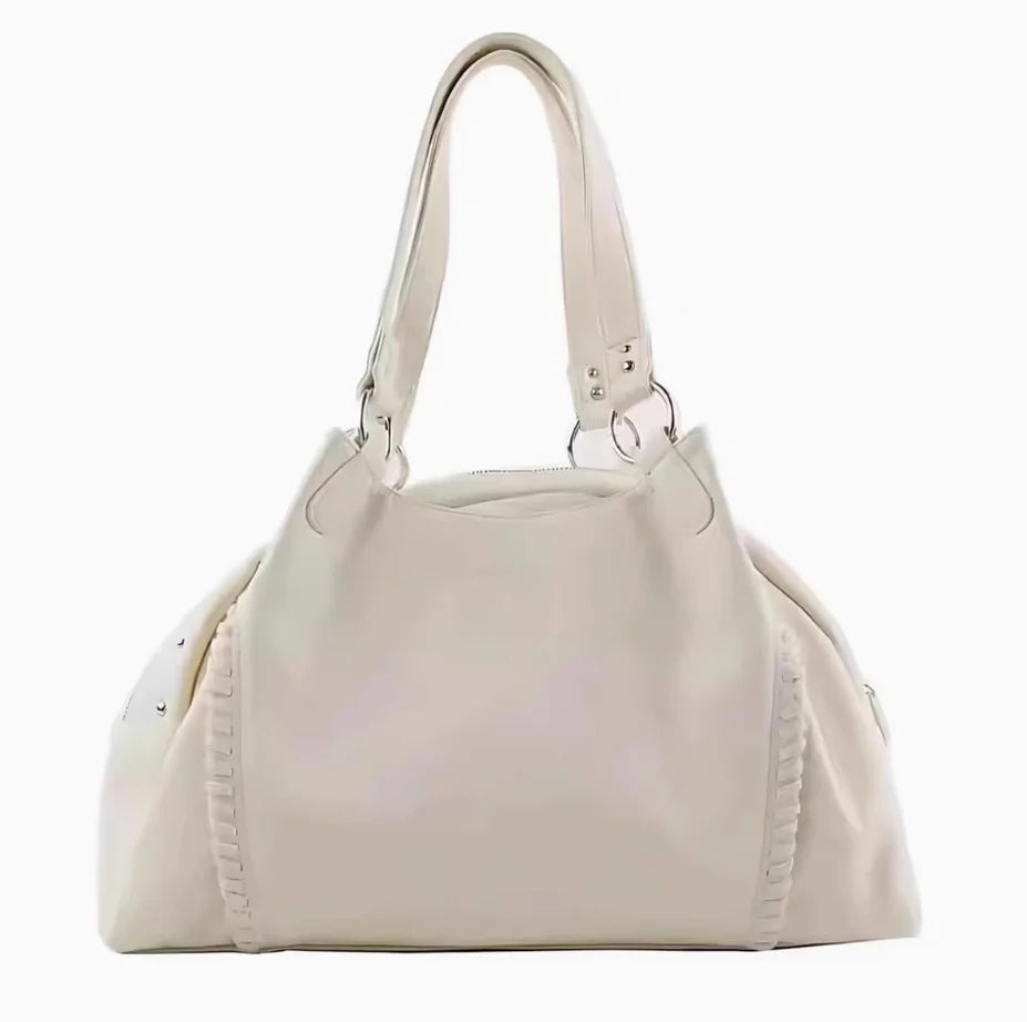Large Capacity Leather Surface Wanderlust Bag Women's Underarm Single Shoulder Handbag Sli Korean Sle Casual Tote Bag