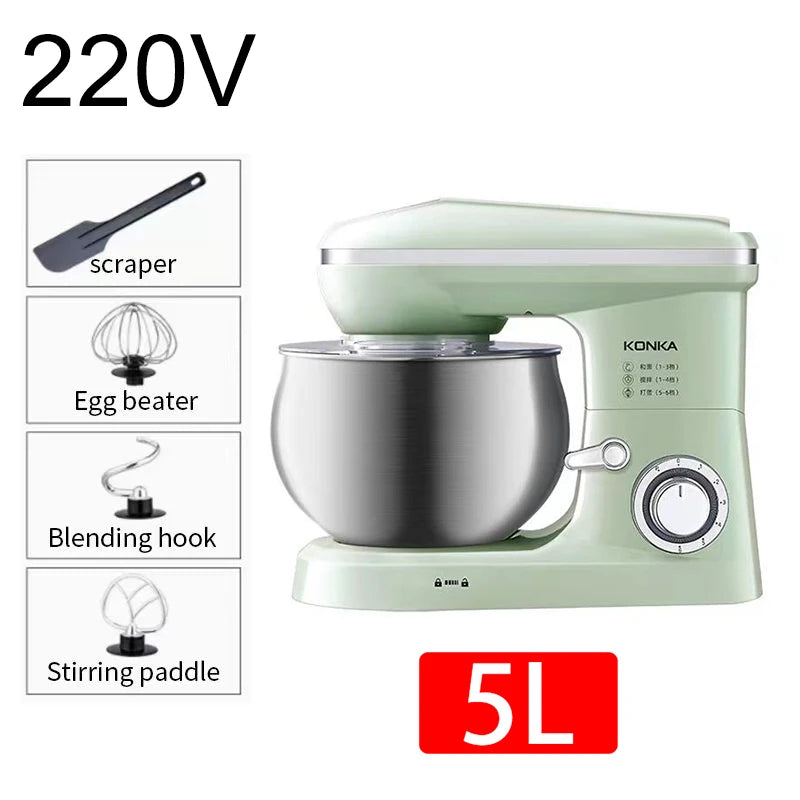 Kangjia 2025 Chef Machine - 3L Multifunctional Stand Mixer & Noodle Kneading Machine