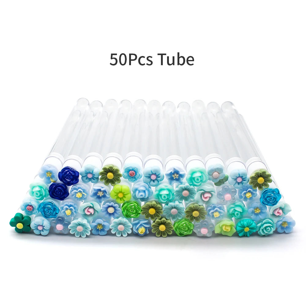 10/50PCS Reusable Eyelash Brush Tubes Eyebrow Brush Eyelash Wands Replaceable Dust-proof Cleaner Storage Tubes Makeup Tool