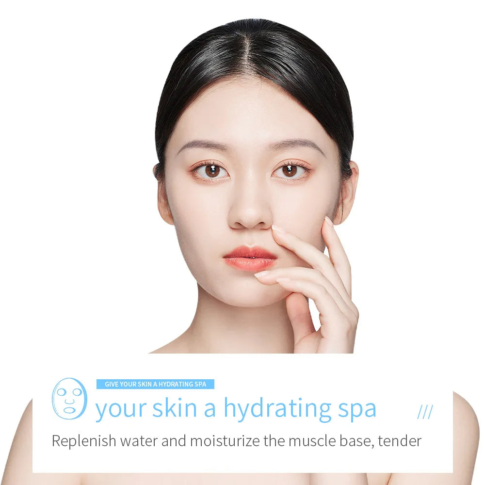 BIOAQUA Centella Collagen Sheet Masks (20 Pack) - Vitamin C & Hyaluronic Acid