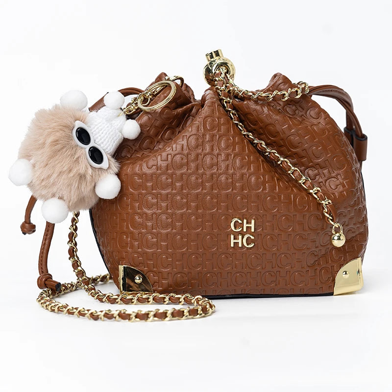 Crossbody Chain Bag - Adjustable Designer Handbag