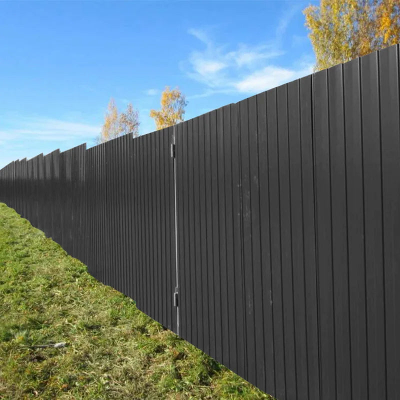 Heavy-Duty Corrugated Steel Panels - Set of 12 | Fire & Corrosion Resistant