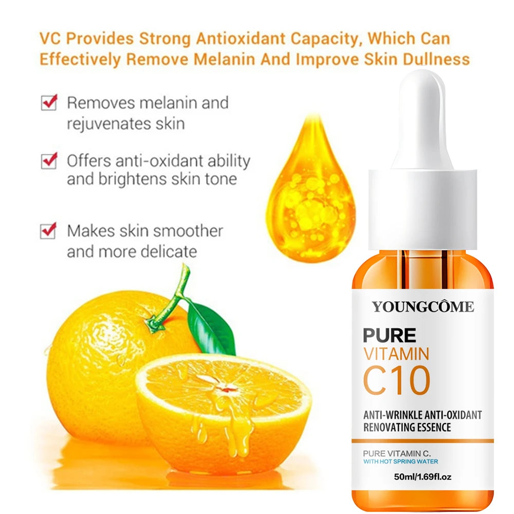 Vitamin C Facial Essence - Brightening Serum with Hyaluronic Acid