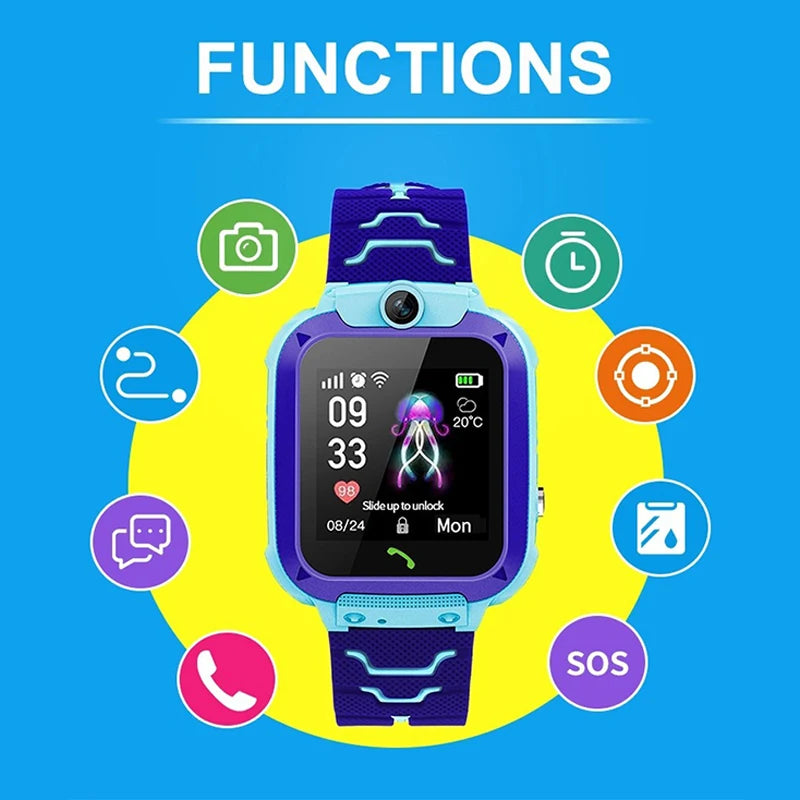 Kids Smart Watch - GPS Location, Camera, Games & Music Player