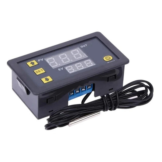 W3230 Digital Temperature Controller - 12V/24V/AC110-220V with LED Display & 20A Relay