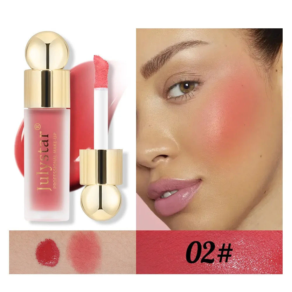 Multi-Purpose Liquid Blush - Nourishing Gel Cream for Cheeks, Eyes & Lips