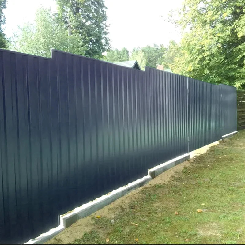 Heavy-Duty Corrugated Steel Panels - Set of 12 | Fire & Corrosion Resistant